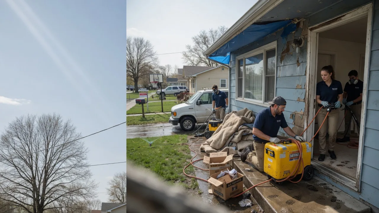 Basement Flood Cleanup in Newman, IL near me